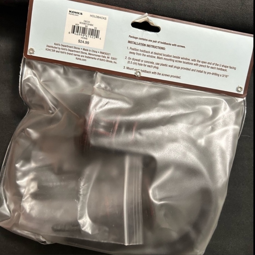 Two sets of brand new Holdbacks for your windows NWT - Picture 4 of 4